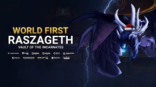 WORLD FIRST Echo vs Mythic Raszageth  Vault of the Incarnates  WoW Dragonflight [upl. by Honor]