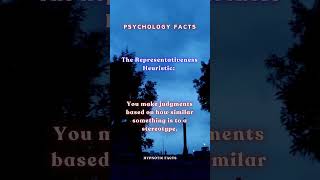 THE REPRESENTATIVENESS HEURISTIC psychology psychologyfacts facts shortsvideo shorts reels [upl. by Lieberman]