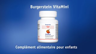 Burgerstein VitaMini  Complément alimentaire pour enfants F [upl. by Horner]