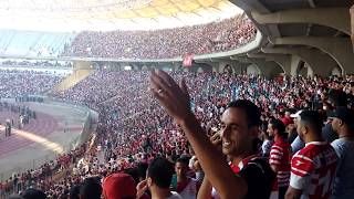 هيستيريا و جنون جماهير النادي الإفريقي مع الاعبين club africain [upl. by Ymar]