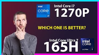 INTEL Core i7 1270P vs INTEL Core Ultra 7 165H Technical Comparison [upl. by Volin]