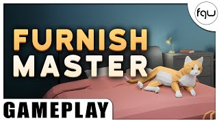 FURNISH MASTER Gameplay PC 4K 60FPS [upl. by Atinauq]