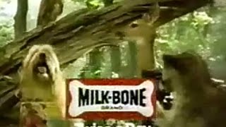 Milk Bone Dog Biscuits Makes Whiter Teeth And Fresher Breath 1980s TV Commercial HD [upl. by Carolynne]