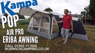 Kampa Dometic Pop Air Pro Eriba Caravan Awning Review [upl. by Erbes]