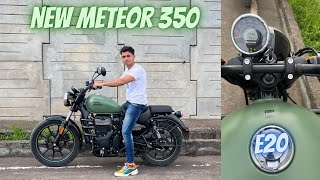 New Meteor 350 E20 BS7  Royal Enfield Meteor 350 OBD2 [upl. by Doownyl]