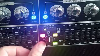 Behringer FBQ1502HD ULTRAGRAPH PRO unboxing and test [upl. by Eesac879]