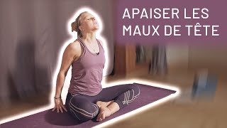 Yoga contre les migraines et les maux de tête  yoga mniyoga migraine [upl. by Hackett]