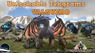 Unlockable Tekgrams on Valguero Ark Survival Evolved [upl. by Greenleaf293]