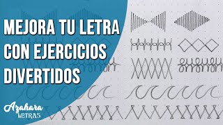 ✍️🔝 10 EJERCICIOS DIVERTIDOS para MEJORAR la CALIGRAFÍA 😄 [upl. by Aymer]