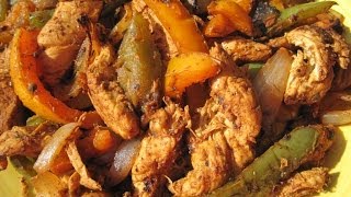 SPICY CHICKEN FAJITAS  How to make SPICY CHICKEN FAJITAS Recipe [upl. by Grosz156]