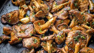 Wild Mushrooms with Garlic and Parsley Persillade [upl. by Bary]