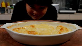 Mahi mahi quenelle dumpling garlic fish veloute easy recipe [upl. by Atsirc]