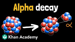 Alpha decay  Physics  Khan Academy [upl. by Starlene]