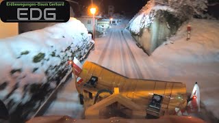 ❄️Winterdienst mit dem Unimog U430 bei feinstem Powder❄️Schnee winter snow [upl. by Marie-Ann]