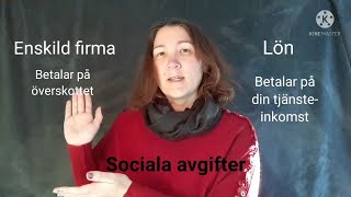 AVGIFTER SOCIALA SKYDDSNÄTET ARBETSGIVARAVGIFTER amp EGEN AVGIFTER VAD ÄR DET [upl. by Kimberley]