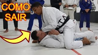 4 SAÍDAS DA MONTADA JIU JITSU FEU BJJ [upl. by Acirahs]