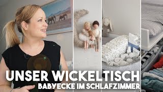 Unser Wickeltisch I Babyecke im Schlafzimmer I Mellis Blog [upl. by Mazlack45]