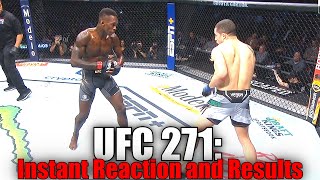 UFC 271 Reaction and Results [upl. by Omocaig794]