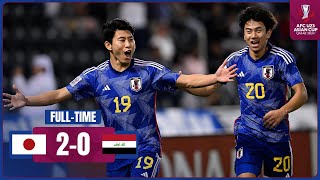 AFCU23  SFinal  Japan 2  0 Iraq [upl. by Attevad]