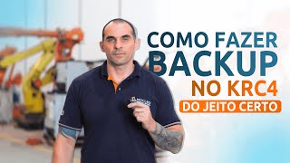 Como fazer o Backup no KRC4  Robô KUKA [upl. by Lemieux]