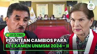 📣 LOULTIMO  ¿NUEVOS CAMBIOS PARA EL EXAMEN DE ADMISIÓN UNMSM 2024II 😱🌱 [upl. by Danzig230]