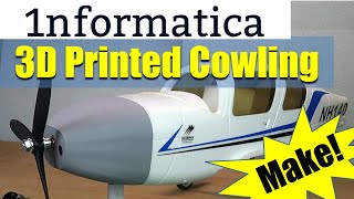 3D Printing a Cowling For An RC Plane Modeled in Fusion 360 [upl. by Absa839]