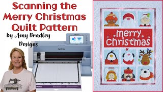 Scanning the Merry Christmas Pattern into ScanNCut for Snapplique Giveaway  TSR 2 Aug 24 [upl. by Nerol3]