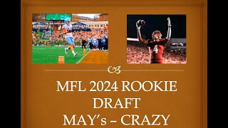 2024 ROOKIE DRAFT  MFLs MAY’s – CRAZY [upl. by Benton289]