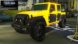 GTA 5 Online  DLC Vehicle Customization  Canis Terminus Jeep Wrangler [upl. by Anairol]