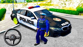 BMW Polis arabası oyunu 4K 38  Police Sim 2022 Game  polis oyunu Android Gameplay Car Game 4K [upl. by Yelkreb684]