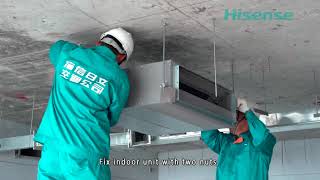 VRV Indoor units installation video 01 [upl. by Parish]