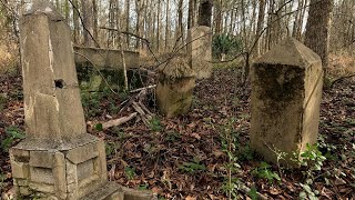 Sad and Creepy Cemetery Forgotten Graves and Shocking Open Grave [upl. by Byers]