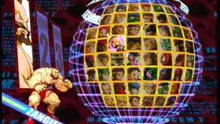 Marvel Vs Capcom 2 All characters select screen [upl. by Wilburt]