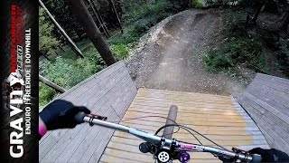 Bikepark Hürtgenwald  Downhill 1 schwarz  Leo Kast [upl. by Orwin224]