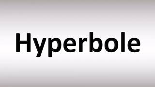 How to Pronounce Hyperbole [upl. by Harihat]