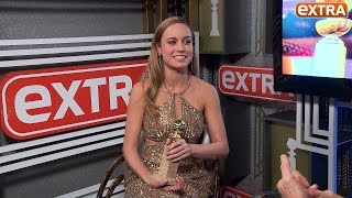 Is Brie Larson Feeling Lucky About Her Oscar Chances See Her Response [upl. by Aicre]