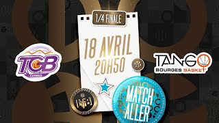 PLAYOFFS LFB 2024  Tarbes  Bourges  14 aller [upl. by Pasahow]