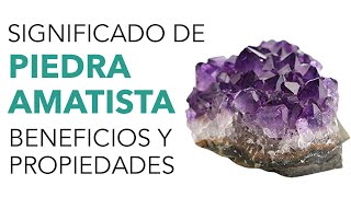 Significado de la piedra AMATISTA 😱✨ ¡Descubre cómo utilizarla [upl. by Trub]