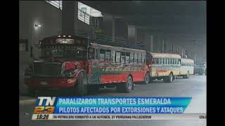 Paralizaron transportes Esmeralda [upl. by Ytirahs]