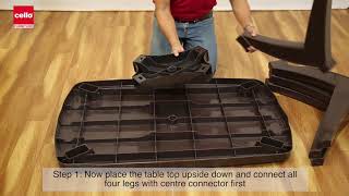 Cello Proline Table Assembly Video [upl. by Eehtomit950]