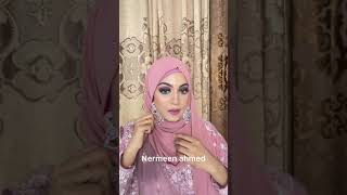 How to wear hijab with earring [upl. by Eihcir]