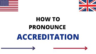 How to Pronounce Accreditation Correctly  PronounceWell [upl. by Yennek]