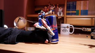 MAKING  Street Fighter V Chung Li Punching Red Bull Can With Ultra Combo Stop Motion [upl. by Anny732]