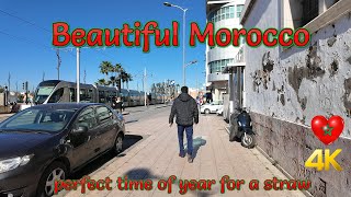 Ideal Weather For A Scenic Stroll In Rabat Morocco 4k [upl. by Eneloc]