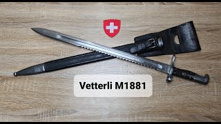 Swiss Vetterli M1881 sawback bayonet [upl. by Derte]