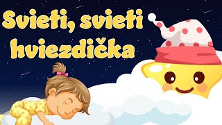 Svieti svieti hviezdička Štúdiová verzia Uspávanka  Pesničky pre deti  Po slovensky  Hviezda [upl. by Eceinert]