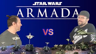 Star Wars Armada BatRep Onager vs Venator 006  Spielebude [upl. by Samot]