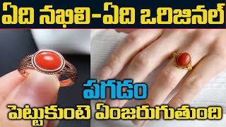 స్వచ్ఛమైన పగడంనకిలీ పగడం మధ్య వ్యత్యాసం Pagadam Stone Benefits in Telugu  Significance Of Pagadam [upl. by Adnilym566]