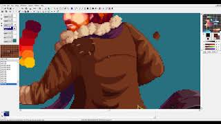 Critical Role  Caleb Widogast pixel art Timelapse [upl. by Stahl]