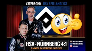 HSV  Nürnberg 41  19 Spieltag  201920  Spielanalyse Vater amp Sohn [upl. by Rhea578]